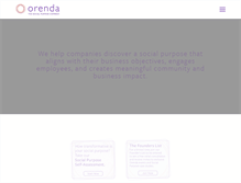 Tablet Screenshot of orendaconnections.com